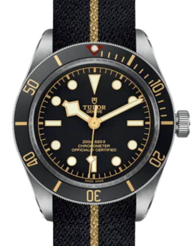 Tudor Black Bay 58 Steel 39mm Black Dial Fabric Strap M79030N 0003