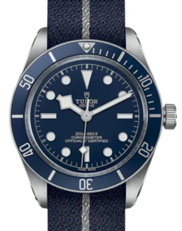 Tudor Black Bay 58 Stainless Steel 39mm Blue Dial Fabric Strap M79030B-0003