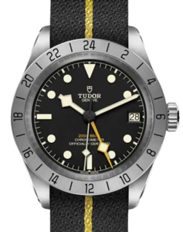 Tudor Black Bay PRO Steel Black Dial Fabric Strap 39mm M79470-0002