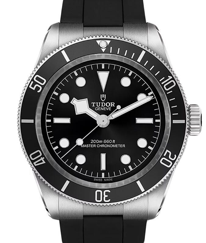 Tudor Black Bay Steel 41mm Black Dial Rubber Strap M7941A1A0NU-0002