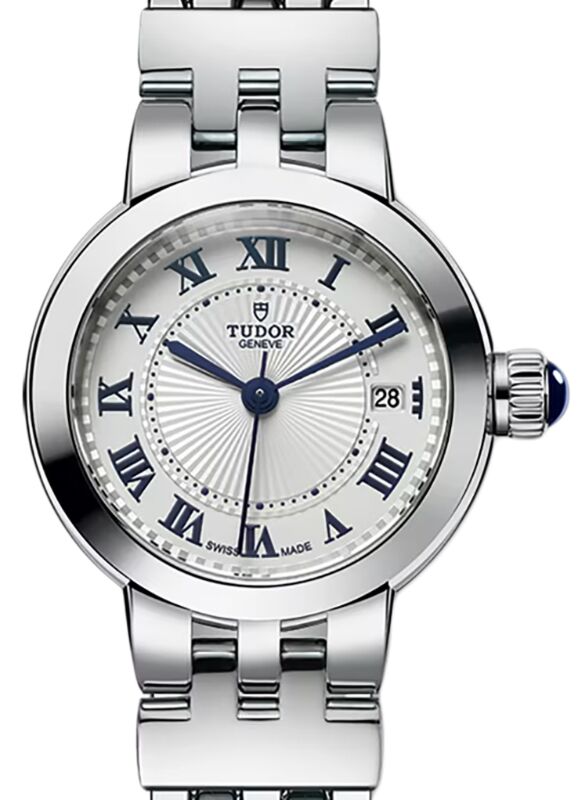Tudor Clair De Rose Steel 26mm Silver Opaline Dial M35200-0001