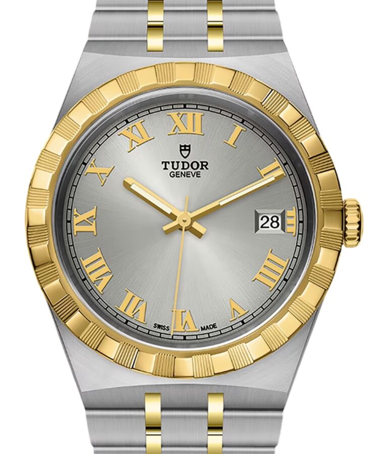 Tudor Royal Steel Yellow Gold 38mm Silver Dial M28503-0001 - BRAND NEW