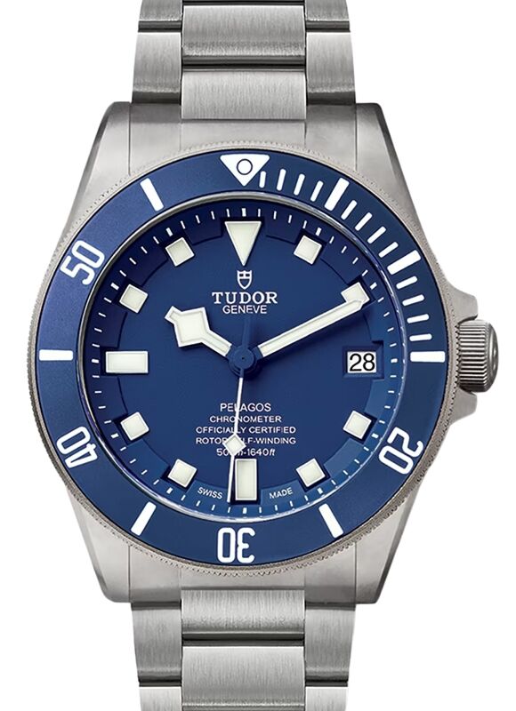 Tudor Sport Watches Pelagos Titanium/Steel 42mm Blue Dial M25600TB-0001
