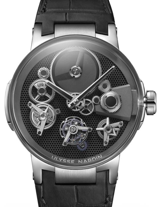 Ulysse Nardin Executive Tourbillon Free Wheel 44mm White Gold Leather Strap 1760-176 - BRAND NEW