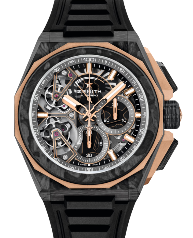 Zenith Defy Extreme Double Tourbillon Carbon Fiber Openworked  Dial 12.9100.9020/78.I200 - BRAND NEW
