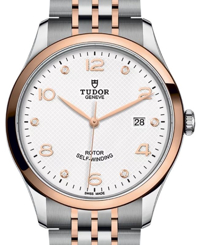 Tudor 1926 Steel 36mm Rose Gold Bracelet  White Diamond Dial M91451-0011 - BRAND NEW