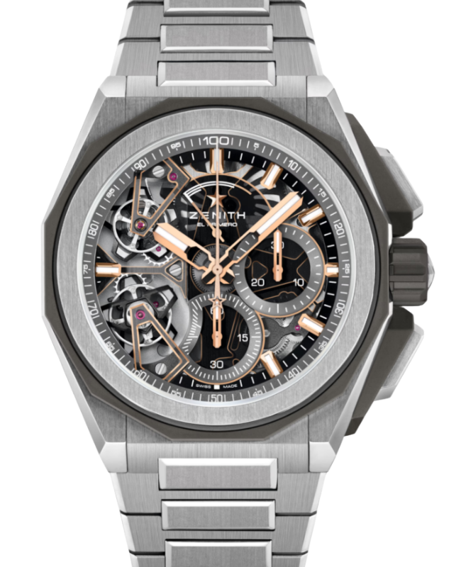 Zenith Defy Extreme Double Tourbillon Titanium Openworked  Dial 95.9100.9020/78.I001 - BRAND NEW