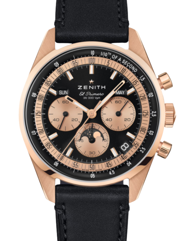 Zenith Chronomaster Original Rose Gold 38mm Black Dial 18.3400.3610/21.C911 - BRAND NEW