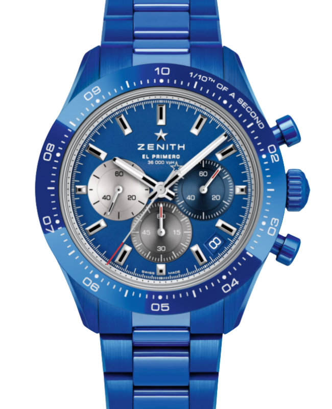 Zenith Chronomaster Sport 160th Anniversary Edition Ceramic 41mm Blue Dial 49.3102.3600/51.M3100 - BRAND NEW