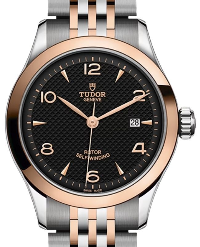 Tudor 1926 Steel 36mm Rose Gold Bezel Black Dial  M91451-0003 - BRAND NEW