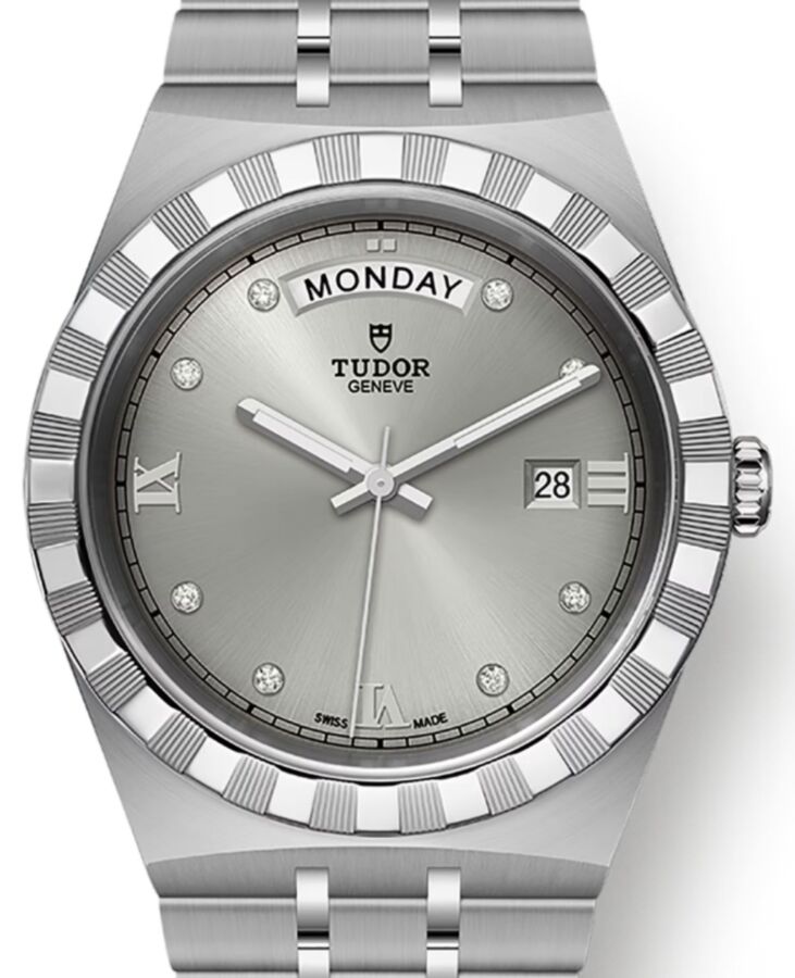 Tudor Royal Steel Diamond 41mm Silver Dial M28600-0002 - BRAND NEW
