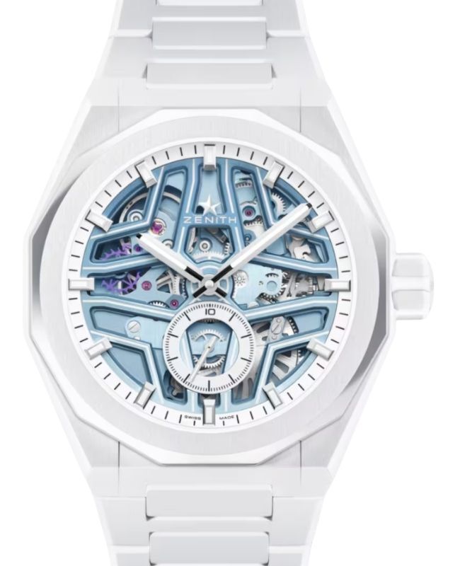 Zenith Defy Skyline Skeleton White Surfer Ceramic Blue Dial 49.9309.3620/85.I001 - BRAND NEW