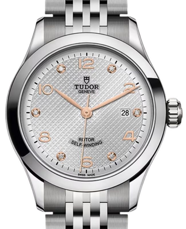 Tudor 1926 Steel Diamond Silver Dial 28mm M91350-0003 - BRAND NEW
