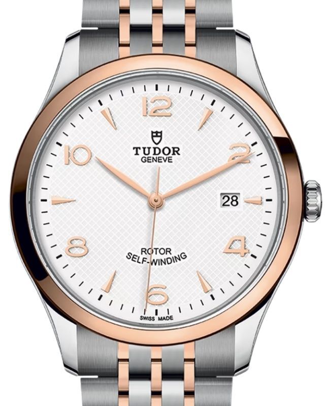 Tudor 1926 Steel 41mm Rose Gold Bracelet  White Dial M91651-0009 - BRAND NEW