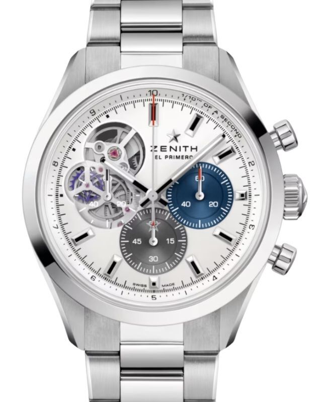 Zenith Chronomaster Open Steel 39.5mm Silver Dial 03.3300.3604/69.M3300 - BRAND NEW