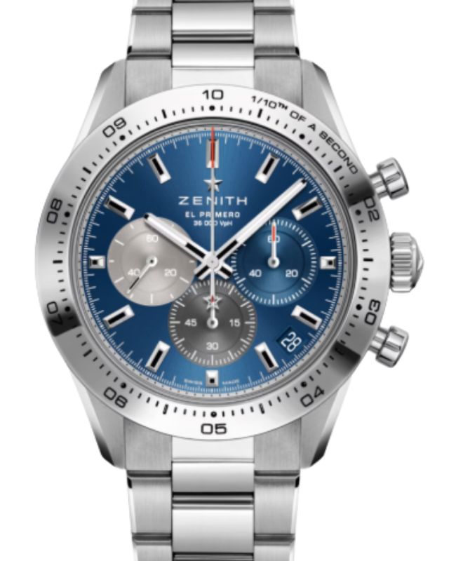 Zenith Chronomaster El Primo Sport Steel 41mm Blue Dial 03.3114.3600/51.M3100 - BRAND NEW