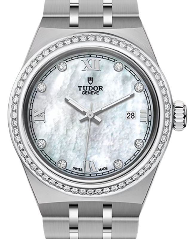 Tudor Royal Steel Diamond Mother of Pearl Dial 28mm M28320-0001 - BRAND NEW
