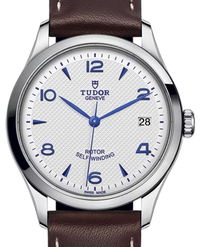 Tudor 1926 Steel 39mm Leather Bracelet Blue Opaline Dial M91550-0010 - BRAND NEW