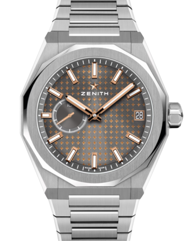 Zenith Defy Skyline Steel 41 Grey Sunburst-Patterned Dial 03.9300.3620/02.I001 - BRAND NEW