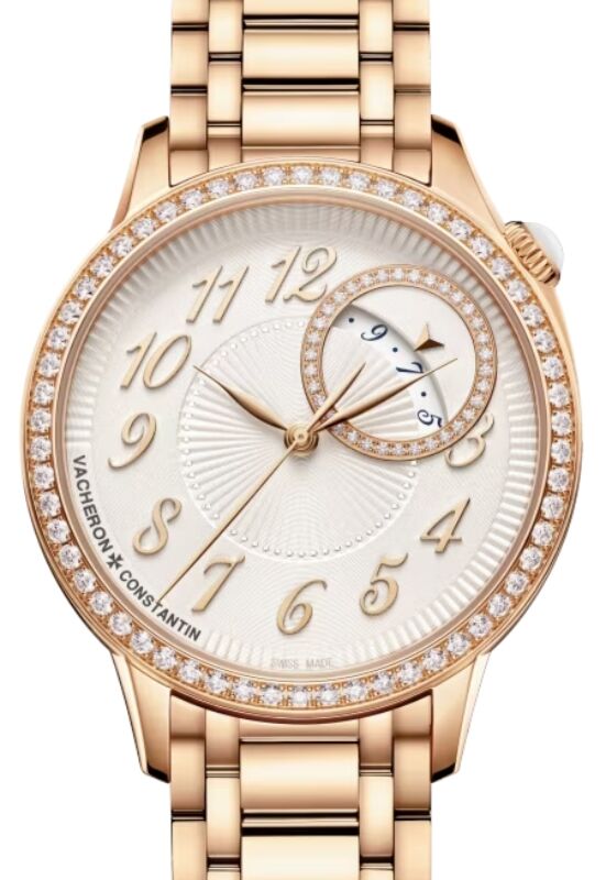Vacheron Constantin Egerie Self-Winding 35mm Pink Rose Gold/Diamonds 4605F/110R-B496 - BRAND NEW