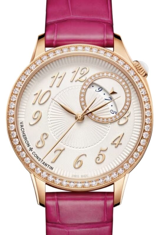 Vacheron Constantin Egerie Self-Winding 35mm Pink Rose Gold/Diamonds Leather Strap 4605F/000R-B496 - BRAND NEW