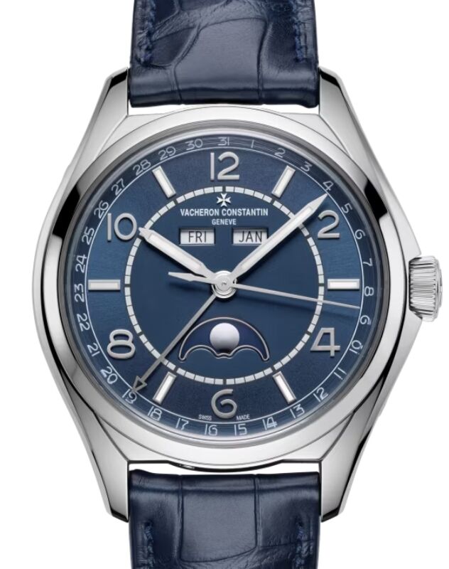 Vacheron Constantin Fiftysix Self Winding 40mm Steel Blue Dial 4600E 000A B487 BRAND NEW
