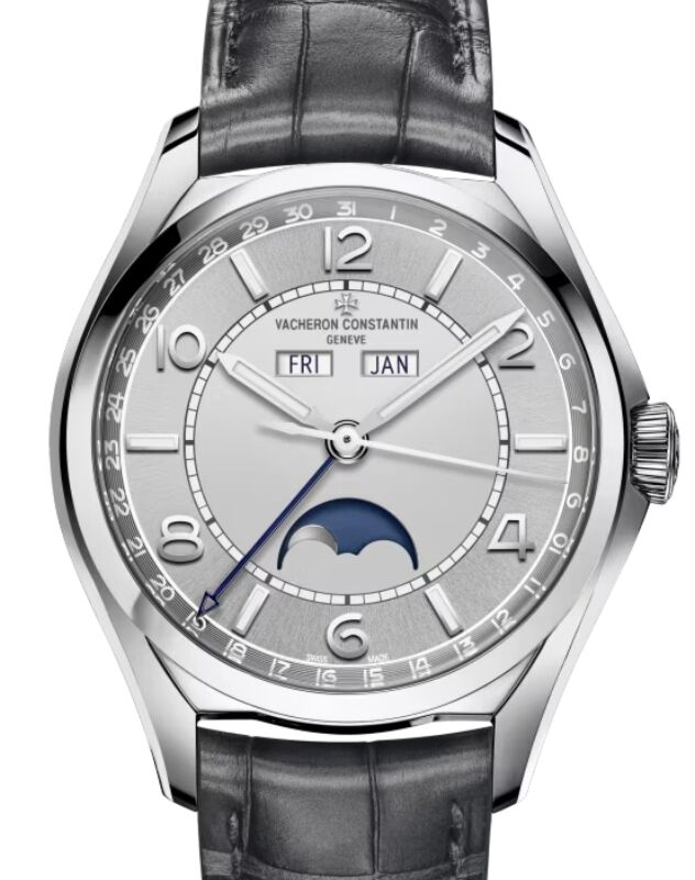 Vacheron Constantin Fiftysix Complete Calendar Steel Silver Dial 4000E/000A-B439 - BRAND NEW