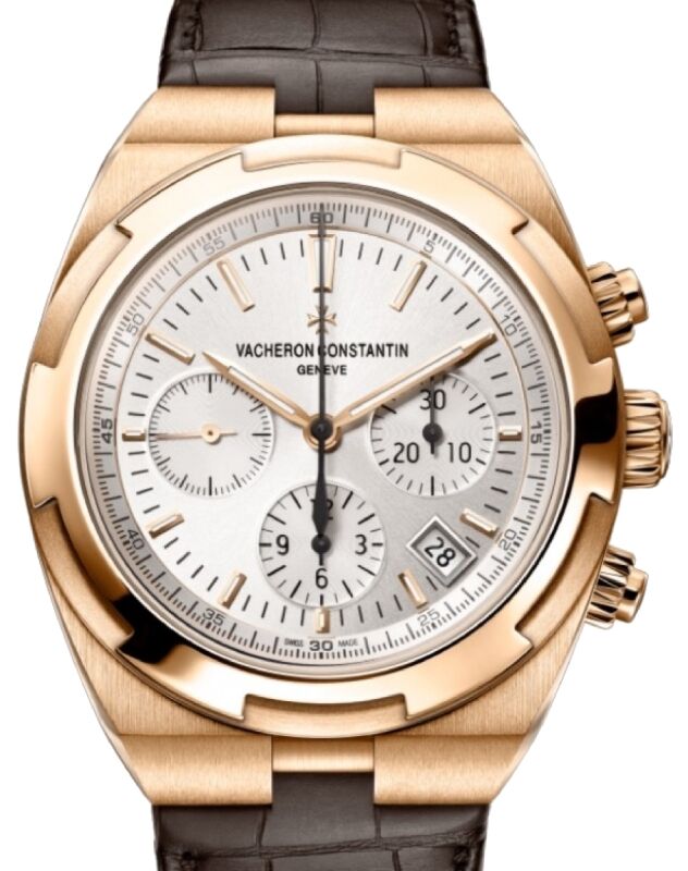 Vacheron Constantin Overseas Chronograph Pink Rose Gold Silver Dial 5500V/000R-B074 - BRAND NEW