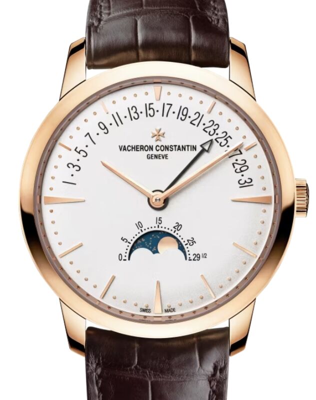 Vacheron Constantin Patrimony Moonphase Retrograde Date 42.5mm Pink Rose Gold 4010U/000R-B329 - BRAND NEW