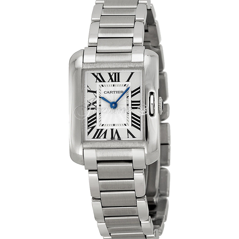 CARTIER W5310022 TANK ANGLAISE STEEL BRAND NEW