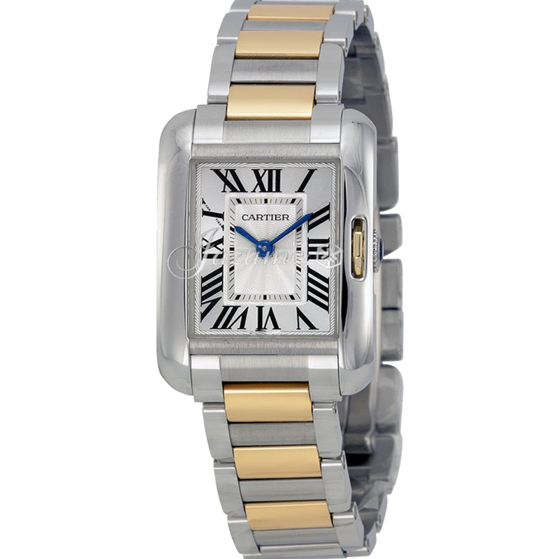 CARTIER WT100005 TANK ANGLAISE 18K YELLOW GOLD, DIAMONDS
