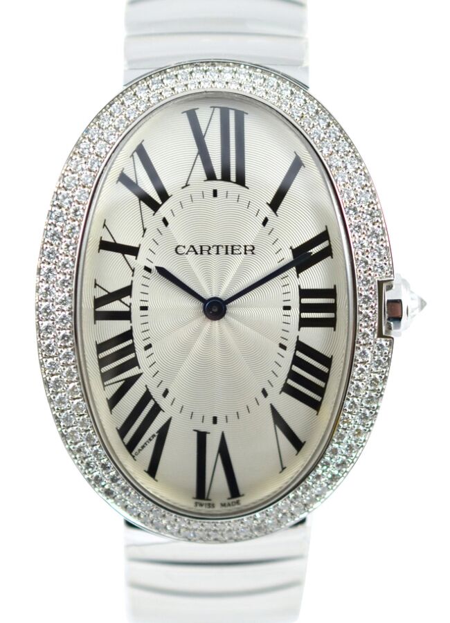 CARTIER WB520010 BAIGNOIRE 18K WHITE GOLD DIAMONDS BRAND NEW