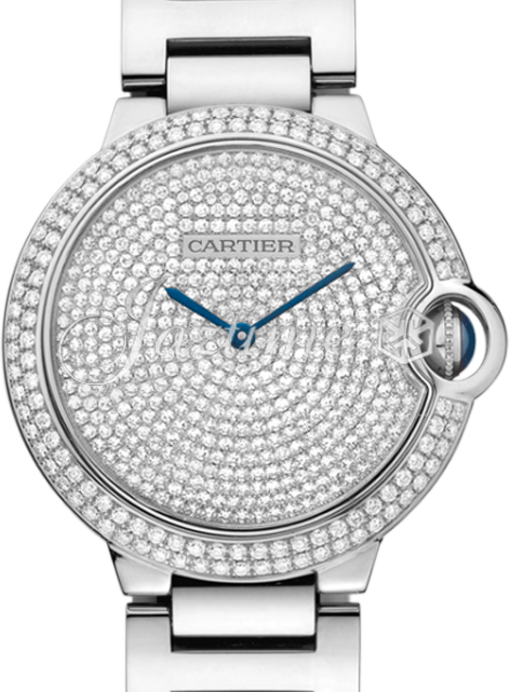 CARTIER WE902045 BALLON BLEU DE 36mm WHITE GOLD BRAND NEW
