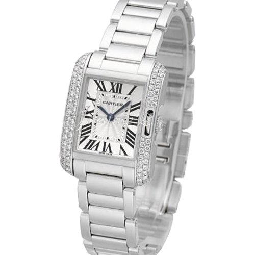 CARTIER WT100008 TANK ANGLAISE 18K WHITE GOLD, DIAMONDS BRAND NEW