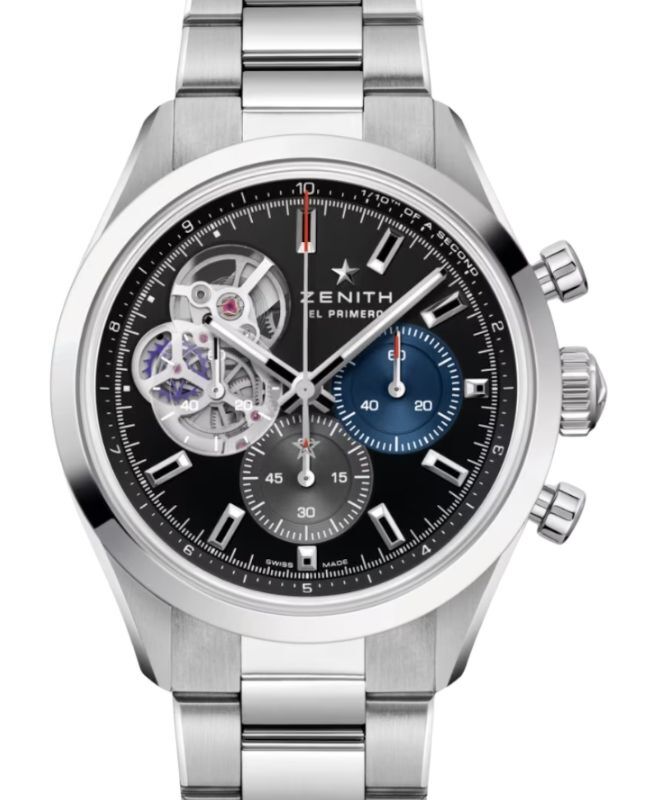 Zenith Chronomaster Open Steel 39.5mm Black Dial 03.3300.3604/21.M3300 - BRAND NEW