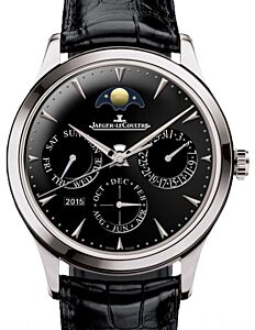Jaeger-LeCoultre Calibre 868/1 Master Ultra Thin Perpetual 1308470 Black Index Stainless Steel Leather 39mm Automatic BRAND NEW