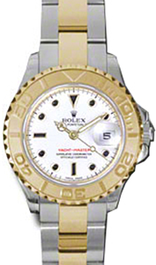 Rolex Yacht-Master 29 169623 White Black Dial Yellow Gold Bezel Yellow Gold Stainless Steel Oyster - BRAND NEW