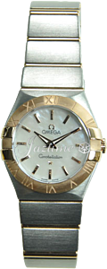 OMEGA 123.20.27.60.05.001 CONSTELLATION QUARTZ 27mm STEEL AND RED GOLD BRAND NEW