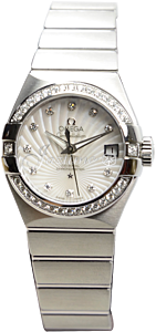 OMEGA 123.15.27.20.55.001 CONSTELLATION CO-AXIAL 27mm STEEL - BRAND NEW