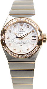 OMEGA 123.25.27.20.55.001 CONSTELLATION CO-AXIAL 27mm STEEL AND RED GOLD - BRAND NEW