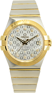 OMEGA 123.20.35.20.52.004 CONSTELLATION CO-AXIAL 35mm YELLOW GOLD - BRAND NEW