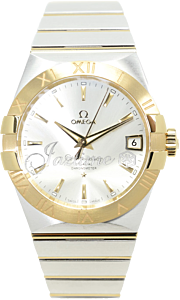 OMEGA 123.20.38.21.02.002 CONSTELLATION CO-AXIAL 38mm STEEL AND YELLOW GOLD - BRAND NEW