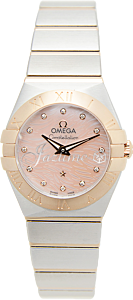 Omega 123.20.24.60.57.003 Constellation Quartz 24mm Steel And Red Gold BRAND NEW