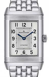 Jaeger-LeCoultre Calibre 965 Reverso Classic Medium 2538120 Silver Guilloche Stainless Steel 40.1 x 24.4mm Automatic BRAND NEW
