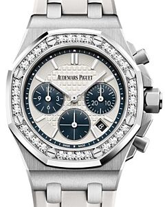Audemars Piguet Offshore Chronograph 37mm Steel Diamond Bezel Silver Dial 26231ST.ZZ.D010CA.01