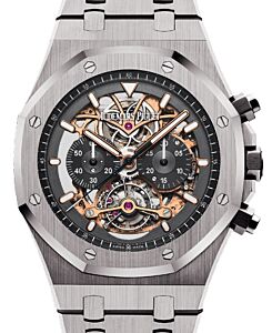 Audemars Piguet Royal Oak Tourbillon Chronograph Openworked 44mm Titanium 26347TI.OO.1205TI.01 - BRAND NEW