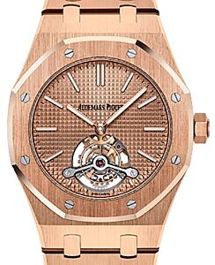 Audemars Piguet Royal Oak Tourbillon Extra-Thin Rose Gold 41mm Pink Gold Dial 26515OR.OO.1220OR.01