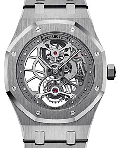 Audemars Piguet Royal Oak Tourbillon Extra-Thin Openworked 26518ST.OO.1220ST.01 Rhodium Stainless Steel 41mm Hand-Wound - BRAND NEW