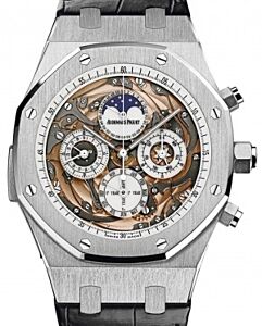 Audemars Piguet Royal Oak Grande Complication 26552BC.OO.D002CR.01 Skeleton White Gold Leather 44mm Automatic - BRAND NEW