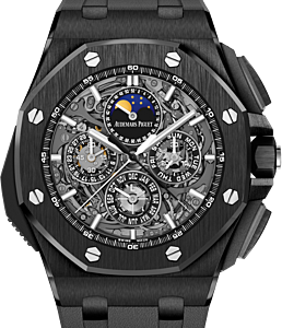 Audemars Piguet Royal Oak Offshore Grande Complication 44mm Black Ceramic Sapphire Dial Rubber Strap 26582CE.OO.A002CA.01 - BRAND NEW
